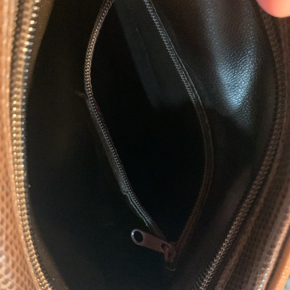 Nina Ricci two-tone brown leather crossbody - Picture 7 of 9